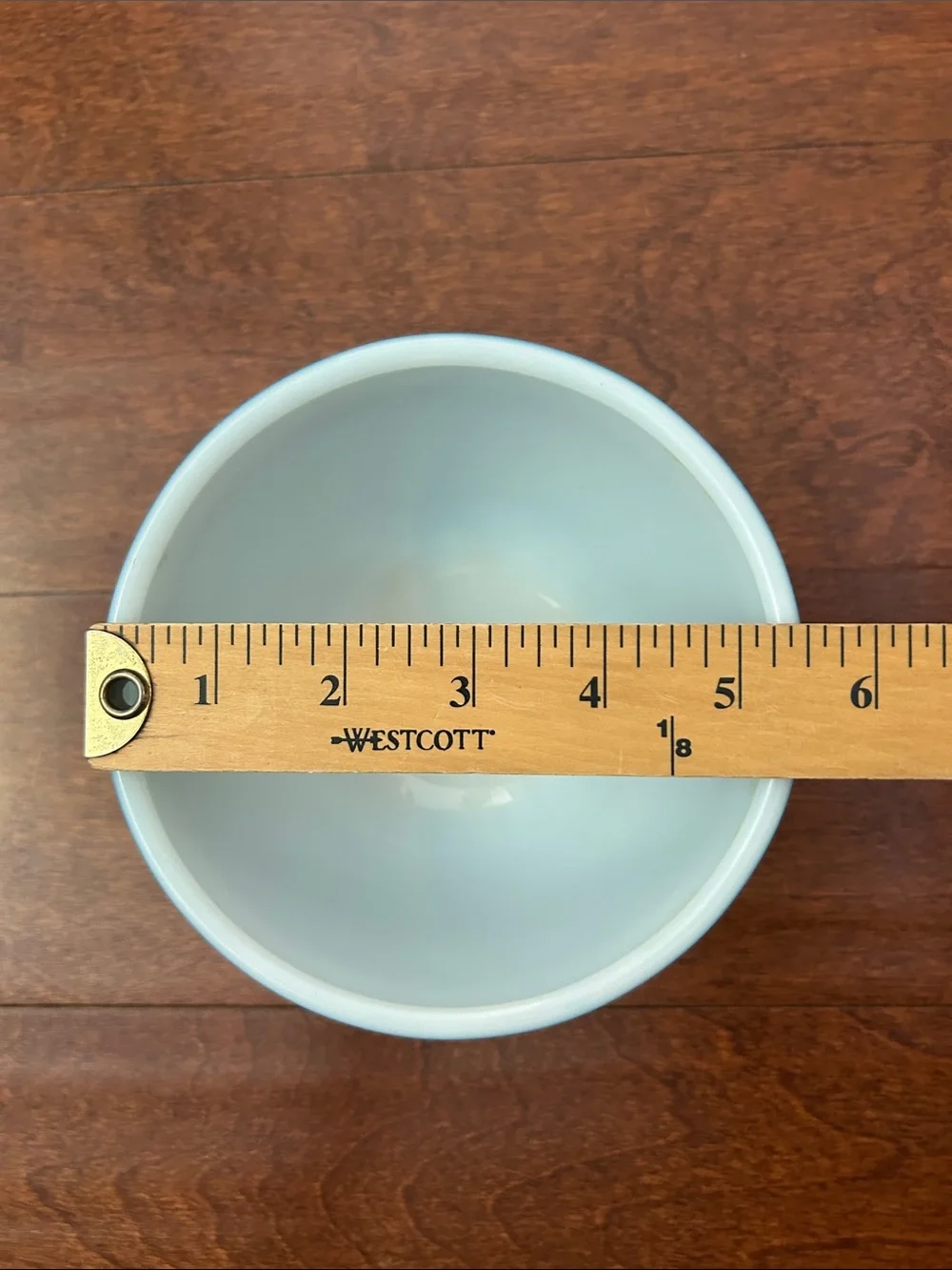 Vintage Pyrex Turquoise Ceramic Bowl